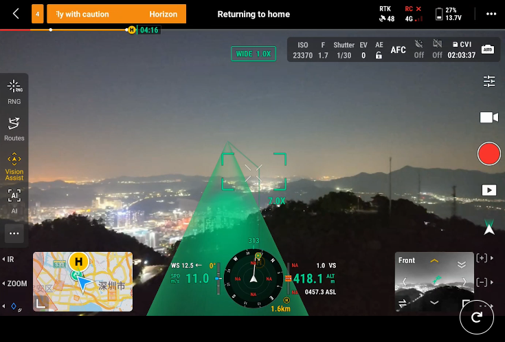 هوش پروازی و اجتناب از برخورد با موانع در DJI Matrice 4